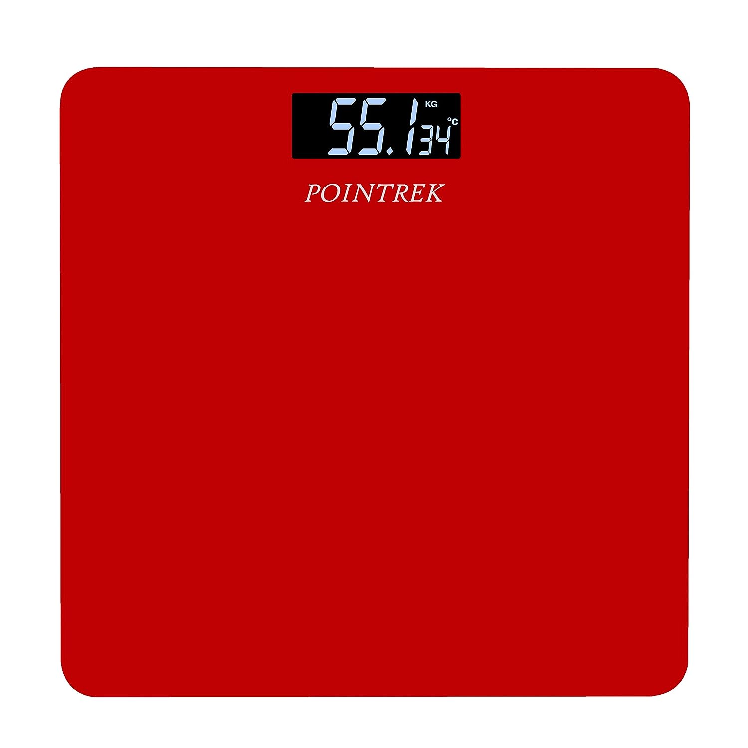 Pointek Electronic Digital LCD Body Fitness Weighing Scale (Black)
