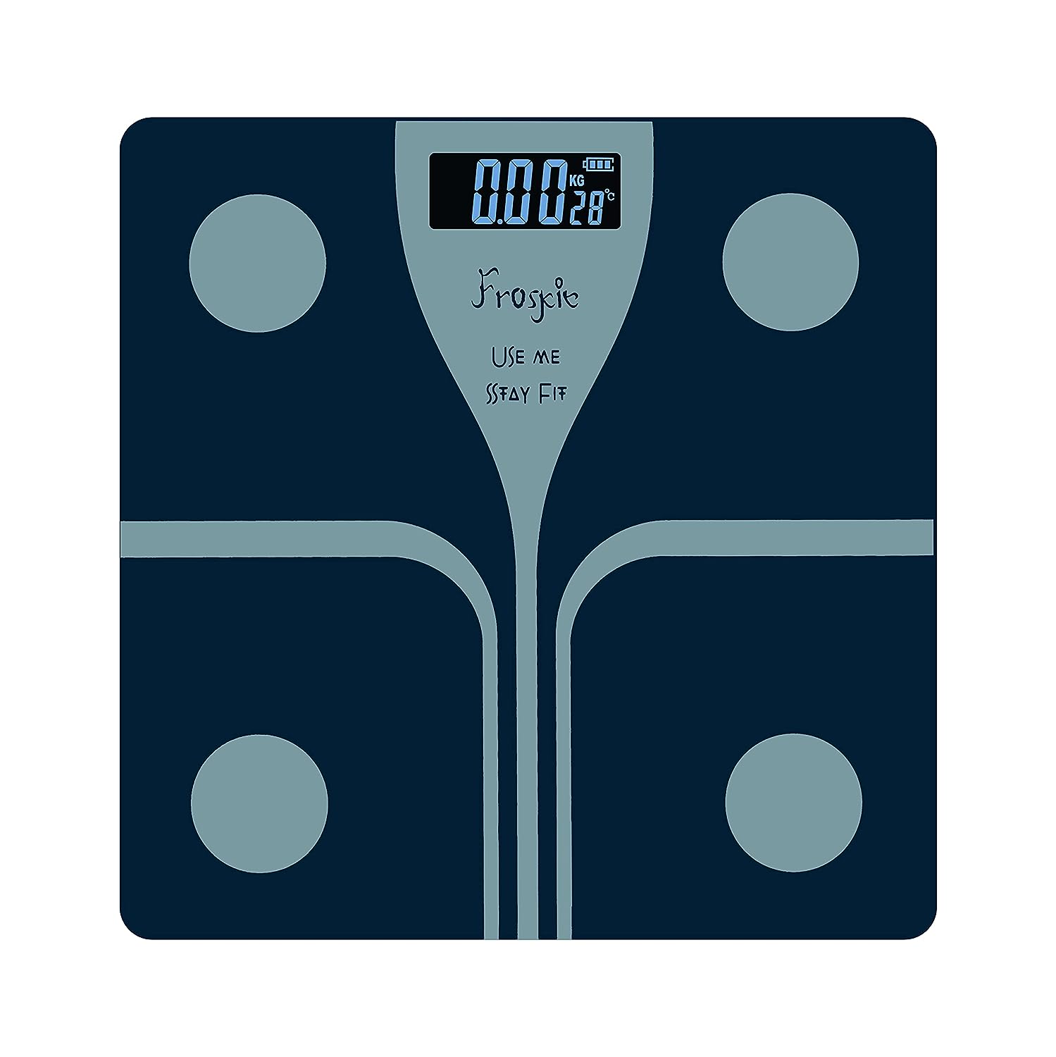 Froskie (India) Electronic Digital Personal Bathroom Health Body Weighing Scales Body Weight Machine,Digital Weighing Machine,Battery Included