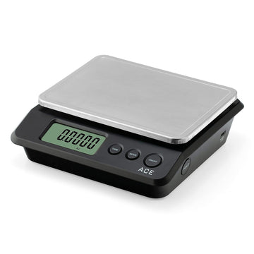 Ace Multipurpose Electronic Digital Weighing Scale for Kitchen, Home, Retail store , Postal Scale Capacity 30 kg*1 g ( With Adaptor )