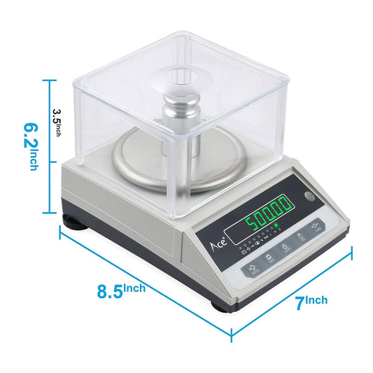 Ace Multipurpose Electronic Digital Weighing scale for Silver Jewellery Ornaments, Industries, Chemical and Laboratory purpose Capacity 10kg 100mg