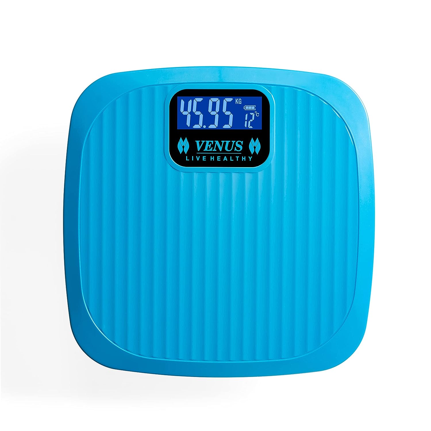 Venus (India) EPS 9999 Ultra Lite Personal Electronic Digital LCD Weighing Scale Weight Machine (Blue)