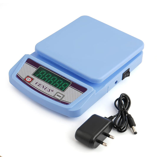 Venus Electronic LED Rechargeable Digital Kitchen Weighing Scale, Food Weight Machine for Home, Baking, Health 10 kg *1 g